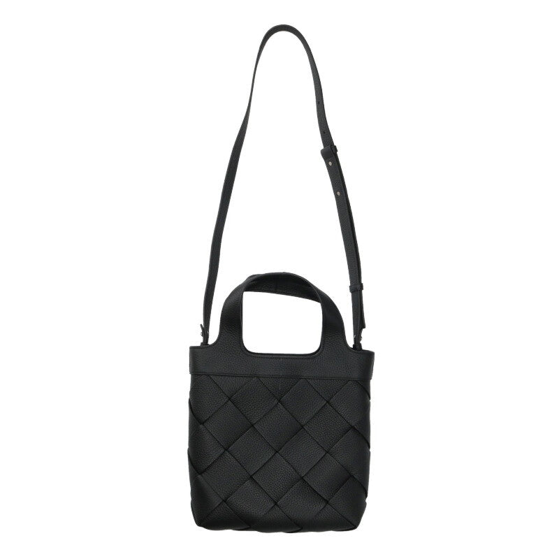 BOTTEGA VENETA Diago Small Leather Shoulder Size ONE Black