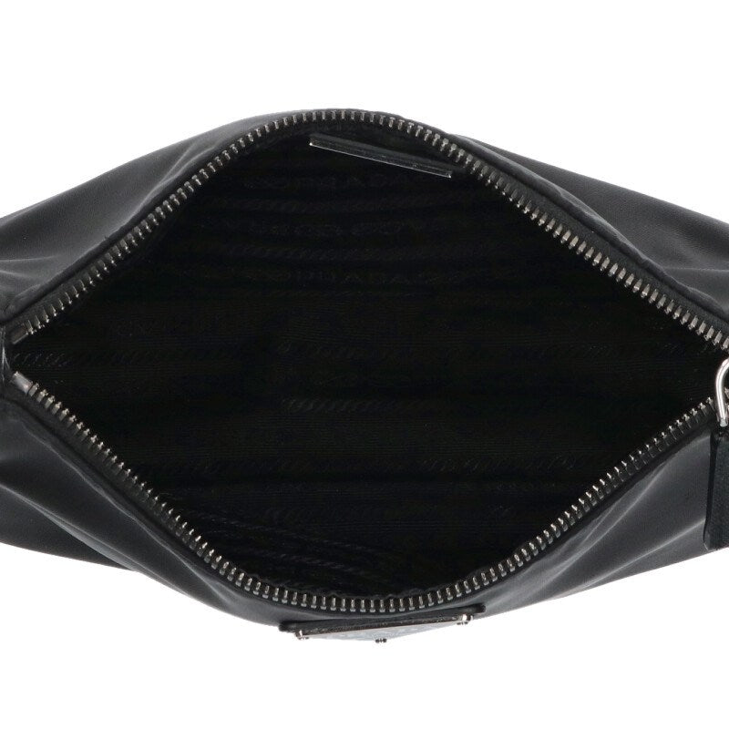 PRADA Triangle Logo Plate Nylon Pouch Shoulder Size ONE SIZE