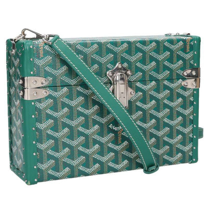 GOYARD Green PVC Cassette Trunk Shoulder Bag Size ONE SIZE