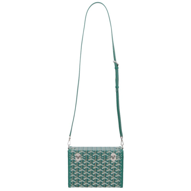 GOYARD Green PVC Cassette Trunk Shoulder Bag Size ONE SIZE