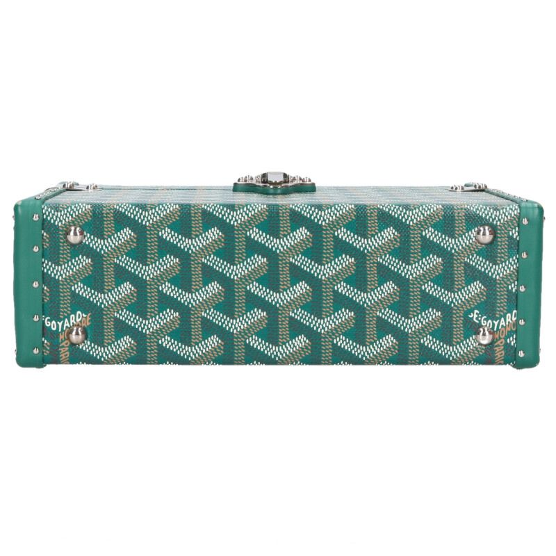 GOYARD Green PVC Cassette Trunk Shoulder Bag Size ONE SIZE