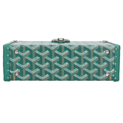 GOYARD Green PVC Cassette Trunk Shoulder Bag Size ONE SIZE