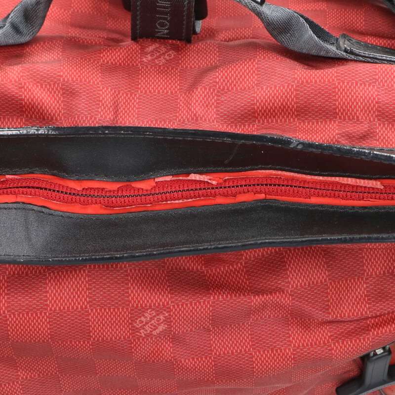 Louis Vuitton Damier Challenge Shoulder Bag Red