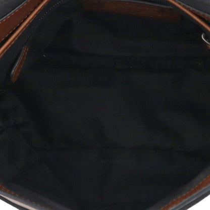 COACH Brown Metropolitan Map Leather Flap Bag Size ONE SIZE