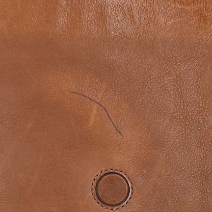 COACH Brown Metropolitan Map Leather Flap Bag Size ONE SIZE