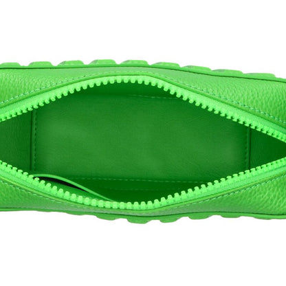 Balenciaga Leather Shoulder Bag Green