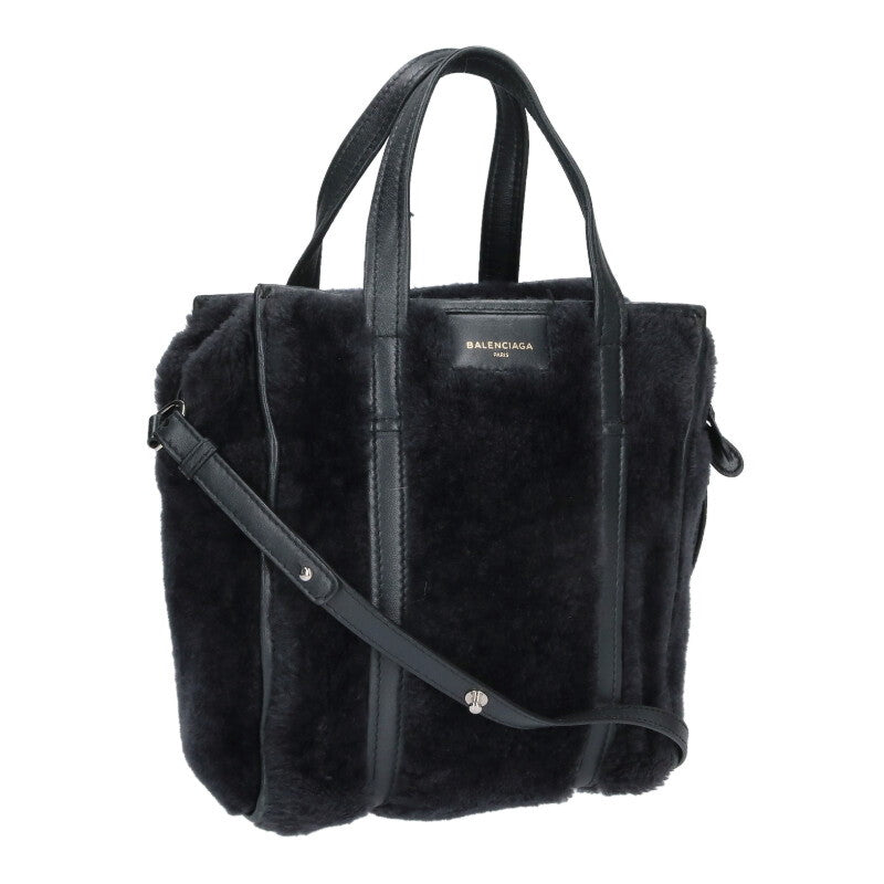 Balenciaga XS Leather Shoulder Bag Black Size XS