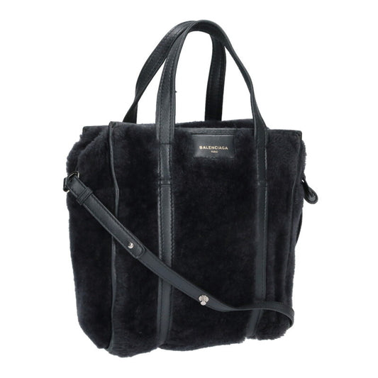 Balenciaga XS Leather Shoulder Bag Black Size XS