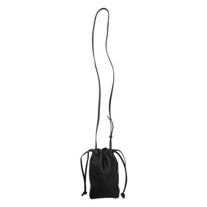 Marni Leather Phone Case Shoulder Bag Black