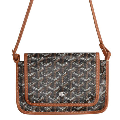 GOYARD Brown Plume PVC Wallet Pouch Shoulder Size ONE SIZE