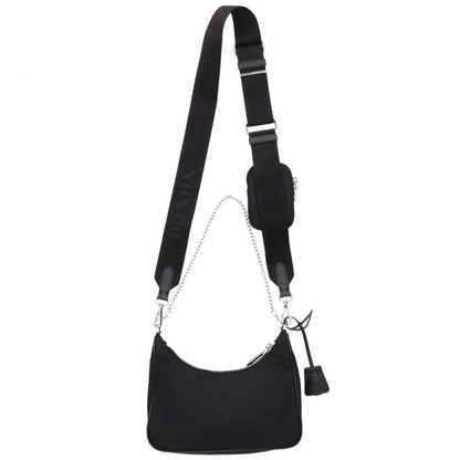 PRADA 1BH204 Re-Nylon Triangle Logo Pouch Size ONE SIZE