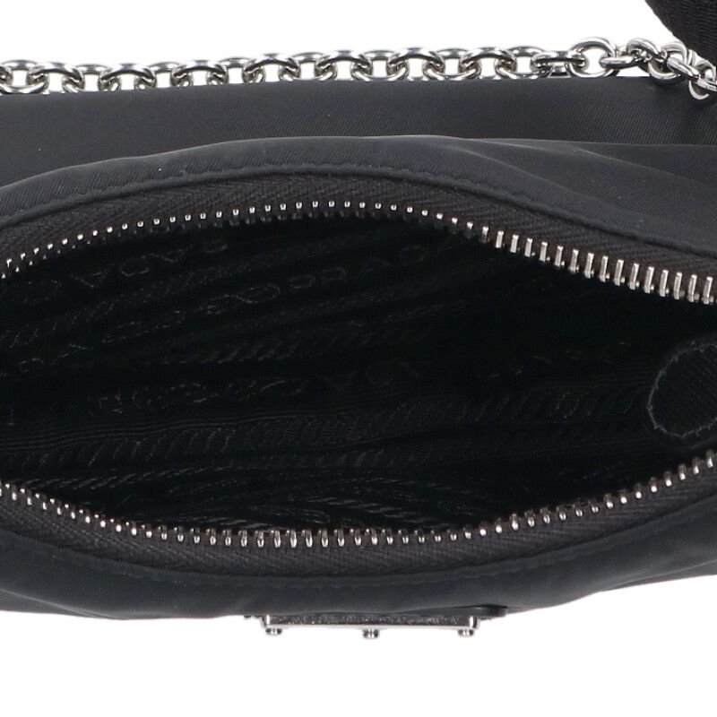 PRADA 1BH204 Re-Nylon Triangle Logo Pouch Size ONE SIZE