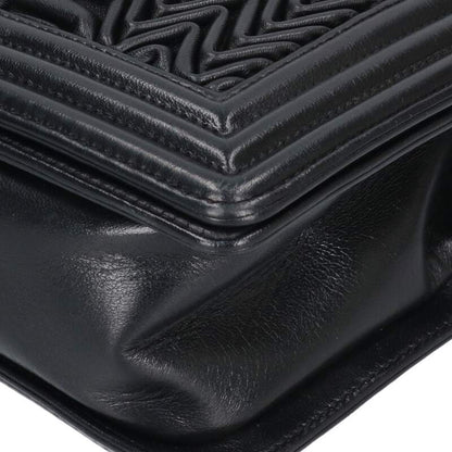 CHANEL Boy Chanel Embossed Lambskin Chain Size ONE SIZE
