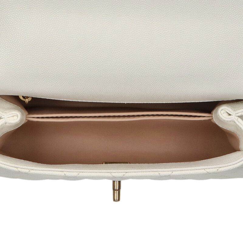 CHANEL Quilted Coco Top Handle 2-Way Shoulder Size ONE SIZE