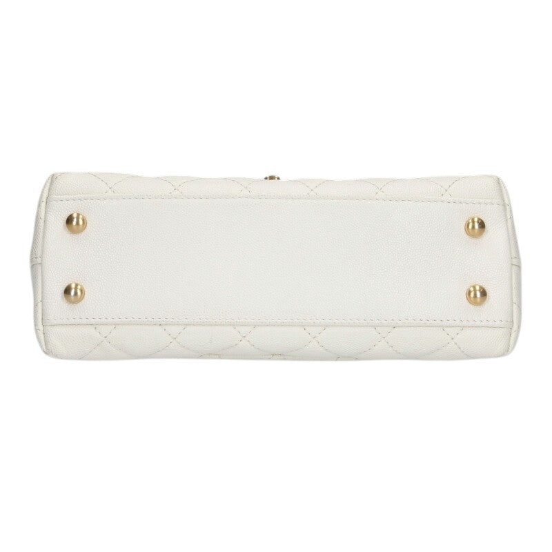 CHANEL Quilted Coco Top Handle 2-Way Shoulder Size ONE SIZE