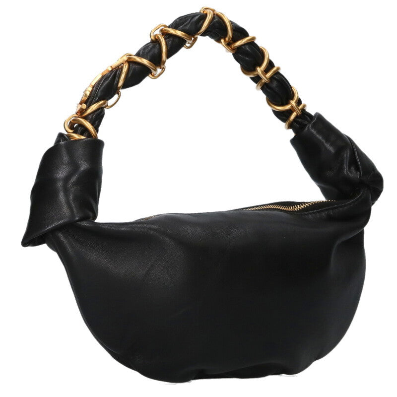 SAINT LAURENT PARIS Amalia Lambskin Chain Hobo Size ONE SIZE