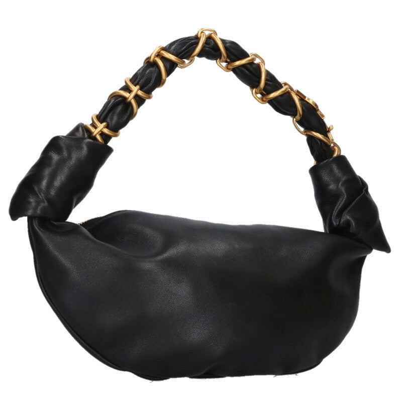 SAINT LAURENT PARIS Amalia Lambskin Chain Hobo Size ONE SIZE