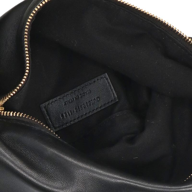 SAINT LAURENT PARIS Amalia Lambskin Chain Hobo Size ONE SIZE