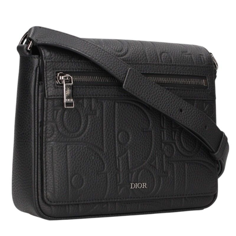 DIOR Oblique Gravity Leather Messenger Bag Size ONE SIZE