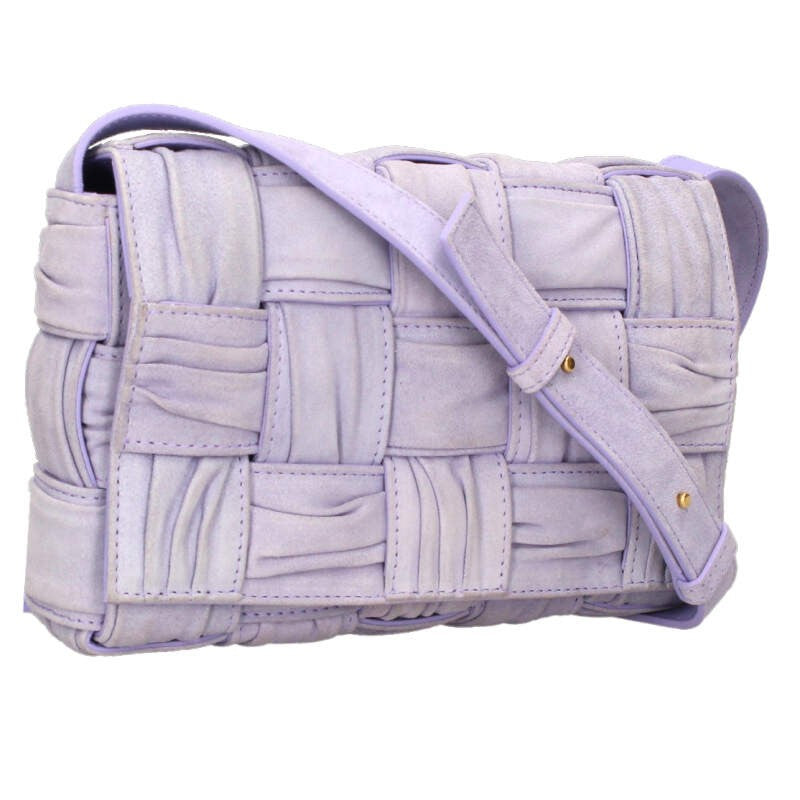 BOTTEGA VENETA Cassette Suede Leather Shoulder Size ONE SIZE