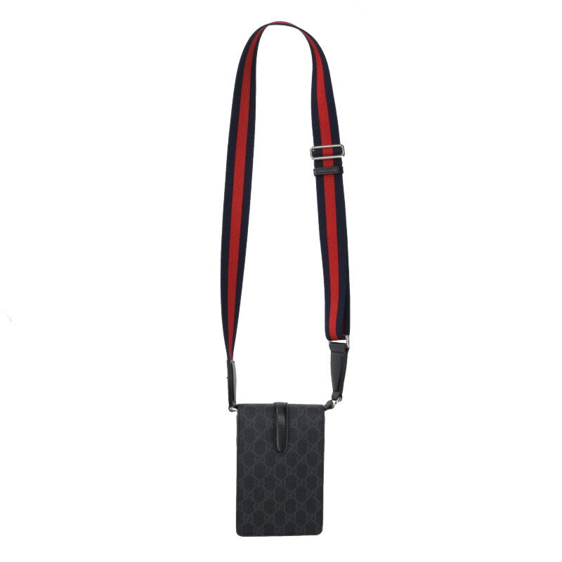 GUCCI GG Pattern Super Mini Shoulder Bag Black Size ONE SIZE