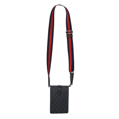 GUCCI GG Pattern Super Mini Shoulder Bag Black Size ONE SIZE