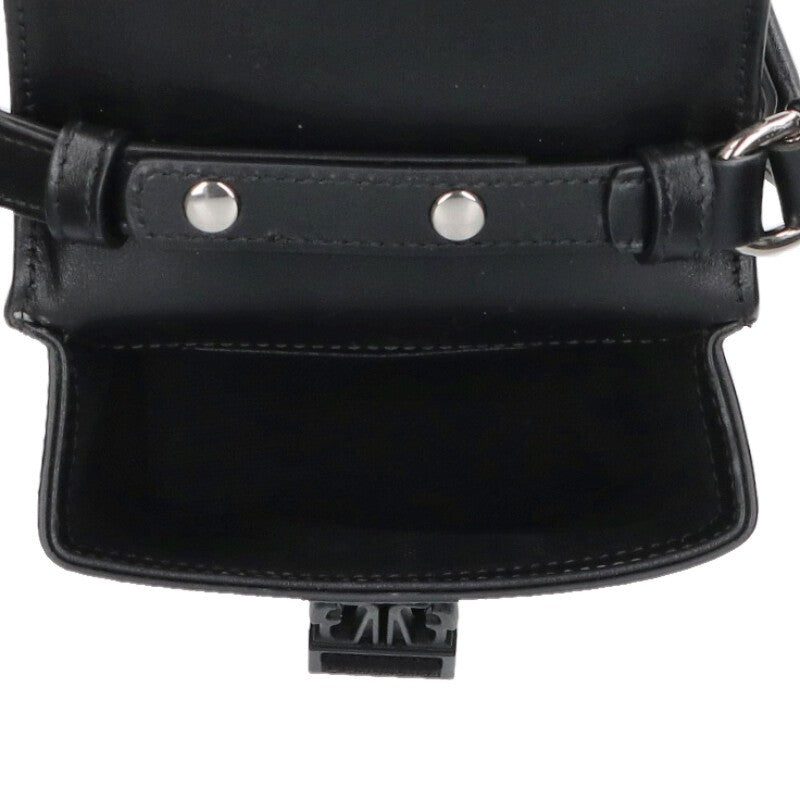GUCCI GG Pattern Super Mini Shoulder Bag Black Size ONE SIZE