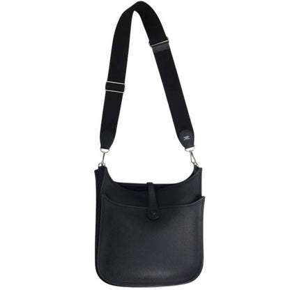 HERMES Evelyne 3 PM Taurillon Clemence Black Size ONE SIZE