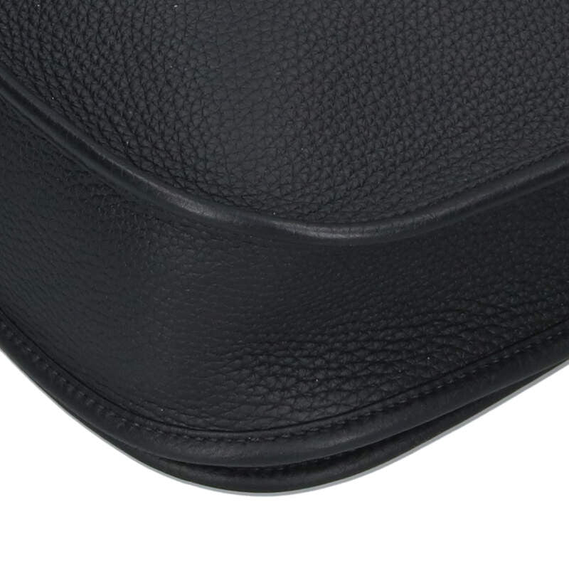 HERMES Evelyne 3 PM Taurillon Clemence Black Size ONE SIZE