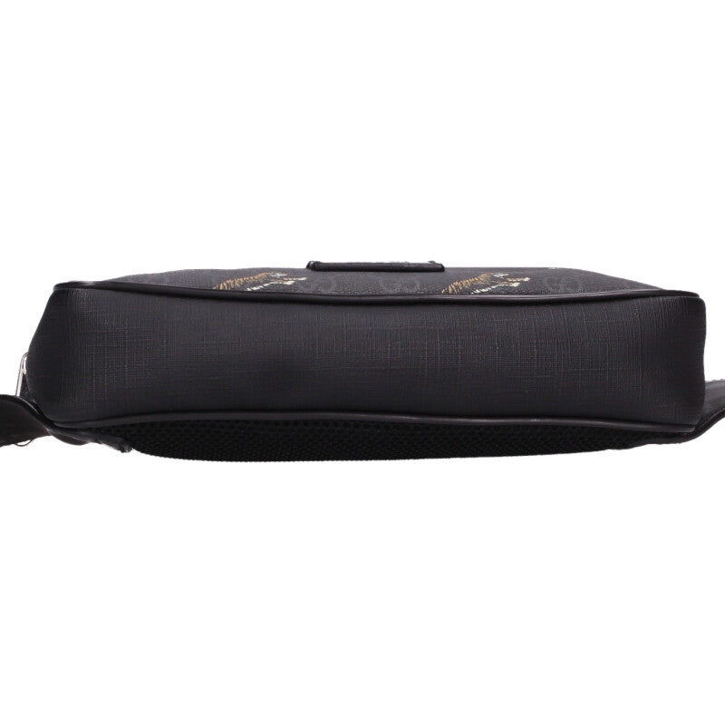 GUCCI GG Tiger Pattern Shoulder Bag Black Size ONE SIZE