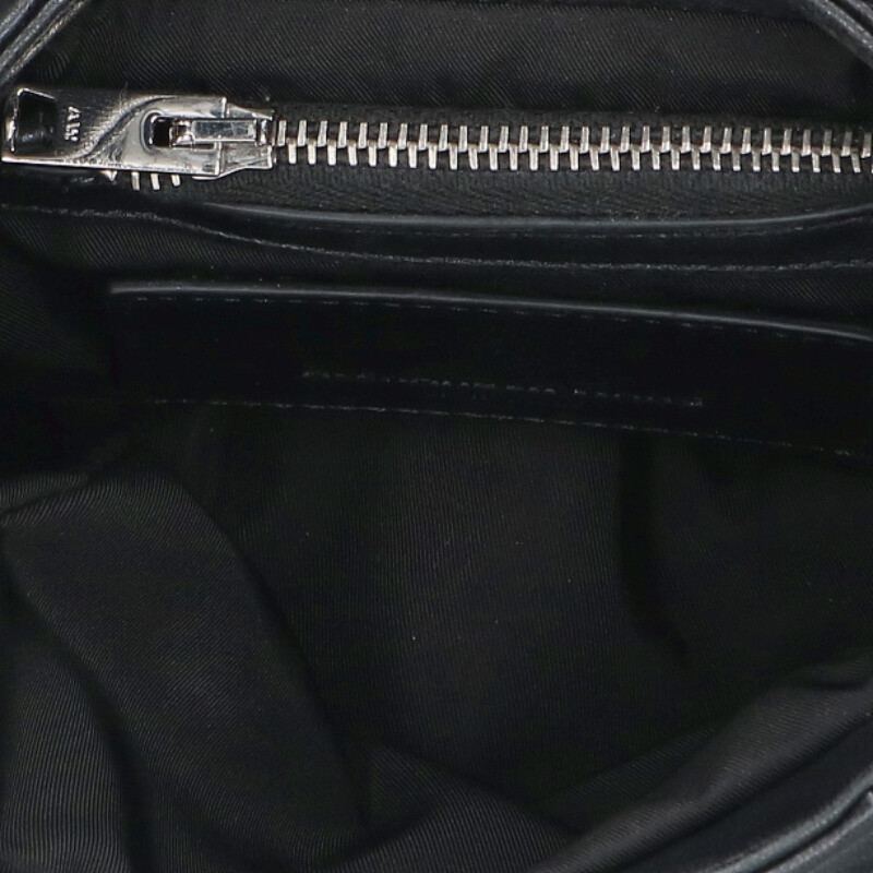 ALEXANDER WANG Leather Shoulder Bag Black Size ONE SIZE