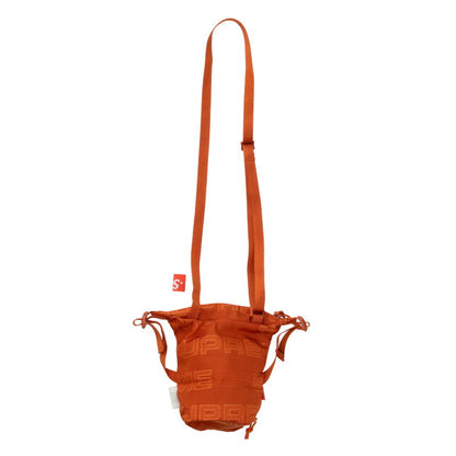 SUPREME 21AW Neck Pouch Box Logo Nylon Orange Size ONE SIZE