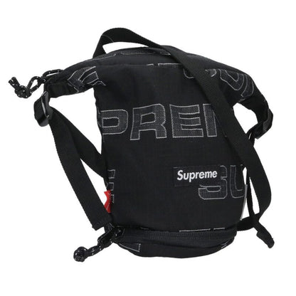 SUPREME 21AW Box Logo Nylon Neck Pouch Size ONE SIZE Black