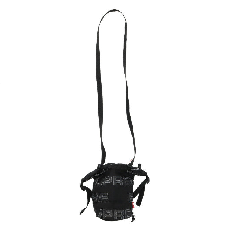 SUPREME 21AW Box Logo Nylon Neck Pouch Size ONE SIZE Black