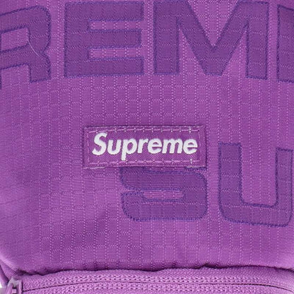 SUPREME 21AW Box Logo Nylon Neck Pouch Size ONE SIZE Purple