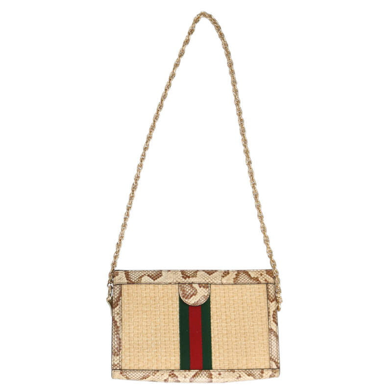 GUCCI Ophidia Small Exotic Leather Shoulder Size ONE SIZE