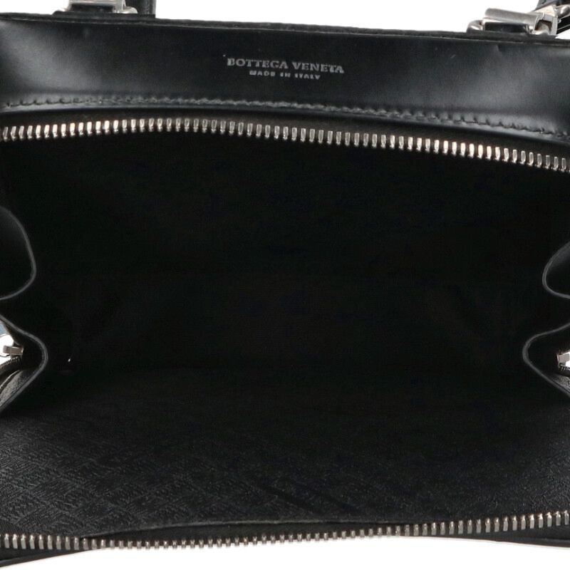BOTTEGA VENETA Intrecciato Leather Shoulder Size ONE Black