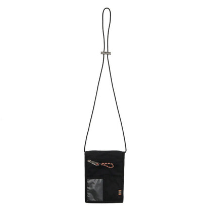 Burberry Logo Print Nylon Shoulder Bag Black Size ONE SIZE
