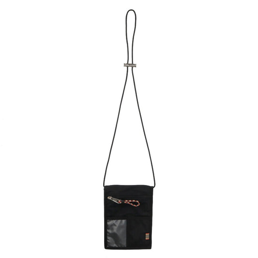 Burberry Logo Print Nylon Shoulder Bag Black Size ONE SIZE