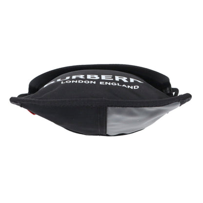 Burberry Logo Print Nylon Shoulder Bag Black Size ONE SIZE