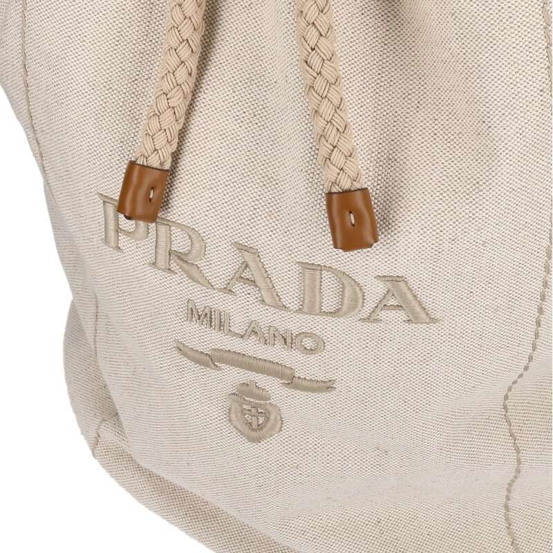 PRADA 2VY011 Drawstring Duffel Shoulder Bag Size ONE SIZE