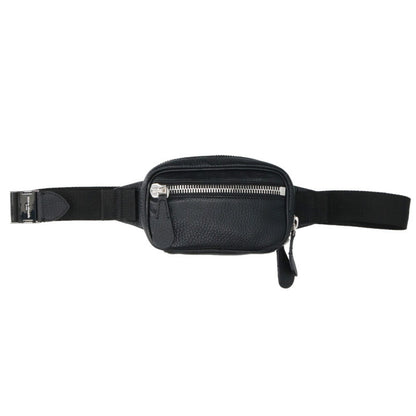 Maison Margiela 20SS 4-Stitch Leather Waist Shoulder Bag Black