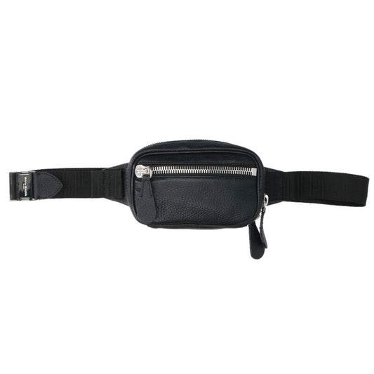 Maison Margiela 20SS 4-Stitch Leather Waist Shoulder Bag Black