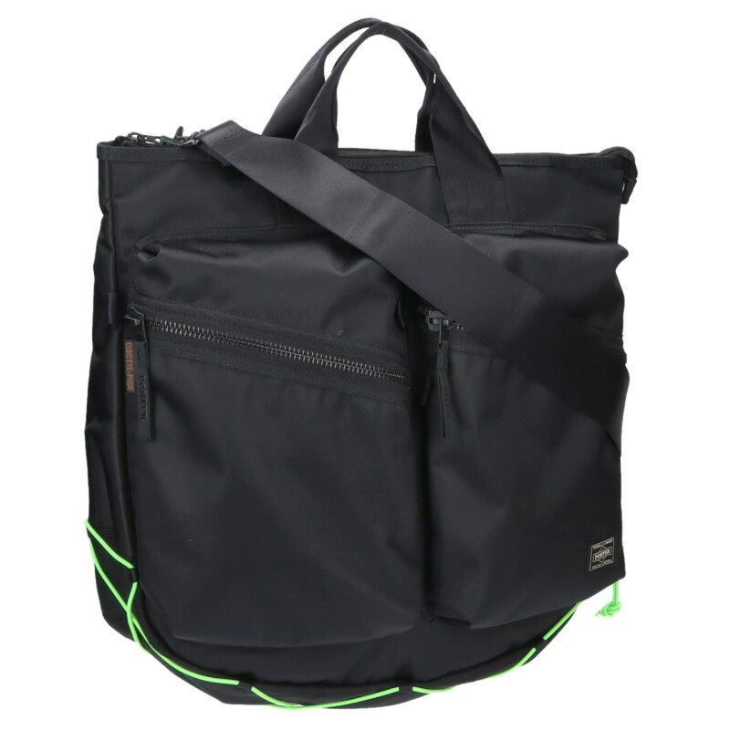 PORTER 2WAY Helmet Shoulder Bag Black Size ONE SIZE