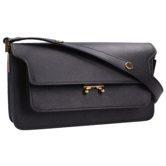 MARNI Trunk Mini Shoulder Bag Black Size ONE SIZE