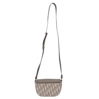 DIOR Oblique Saddle Shoulder Bag Khaki Size ONE SIZE
