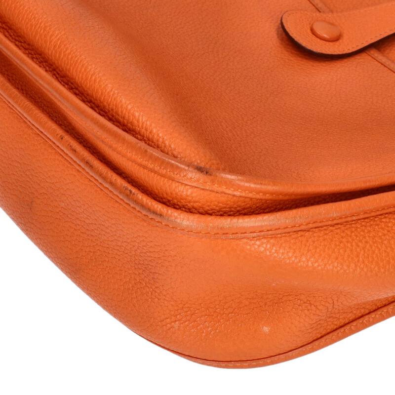 HERMES Evelyne 3 GM Leather Silver Hardware Size ONE SIZE