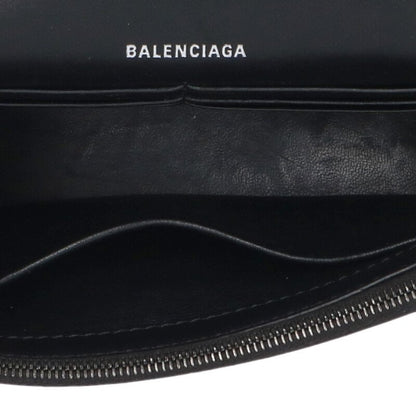 BALENCIAGA HOURGLASS BB Embossed Chain Wallet Size ONE SIZE