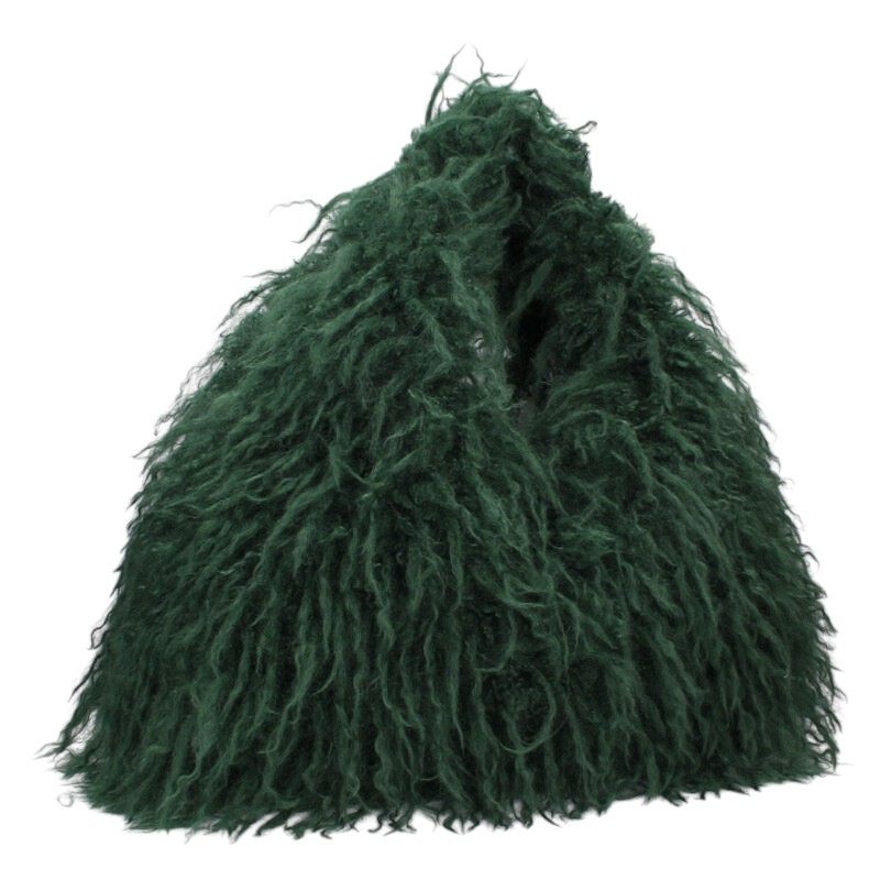 GUCCI 846694 Soft Bit Eco Fur Shoulder Bag Size ONE SIZE