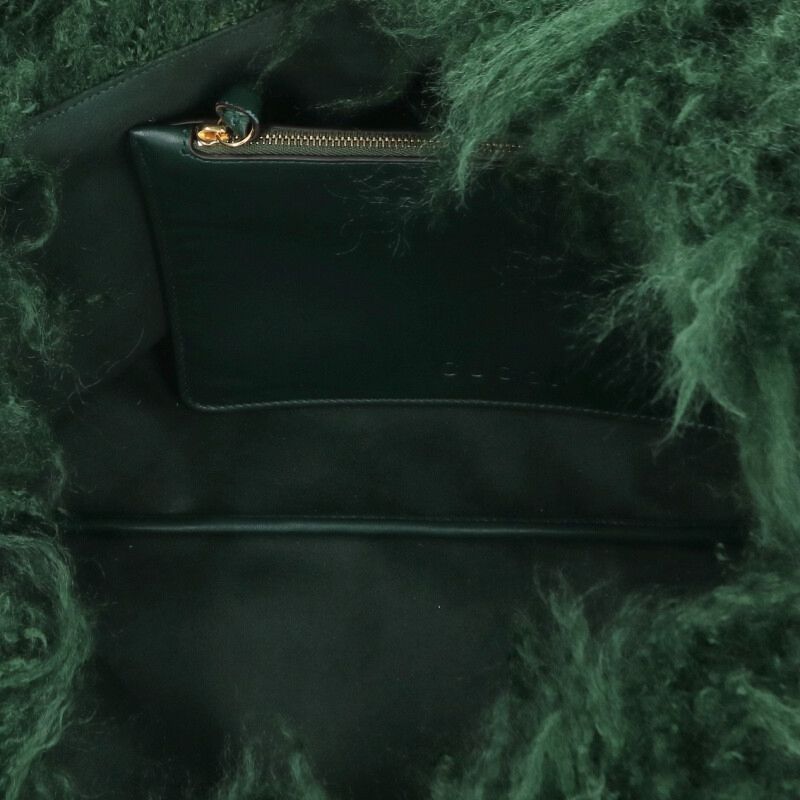 GUCCI 846694 Soft Bit Eco Fur Shoulder Bag Size ONE SIZE
